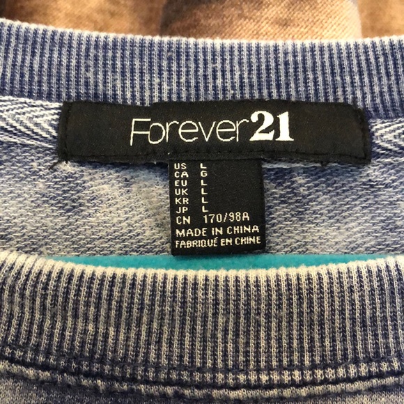 Forever 21 Blue Sweater - Picture 2 of 2